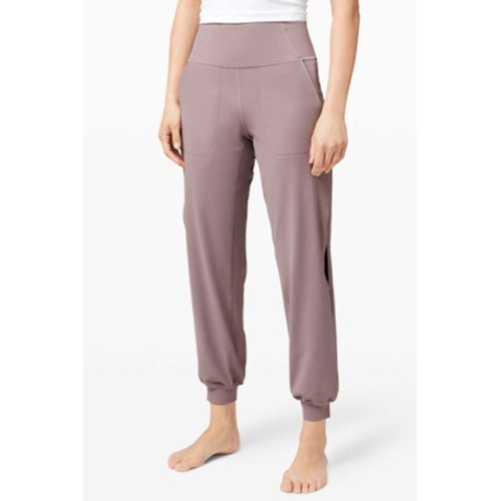 Lululemon Align Jogger Women Size 12 Purple High Rise Pockets